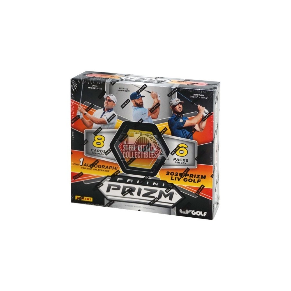 2025 Panini Prizm LIV Golf Hobby 4-Box (1/4 Case) Random