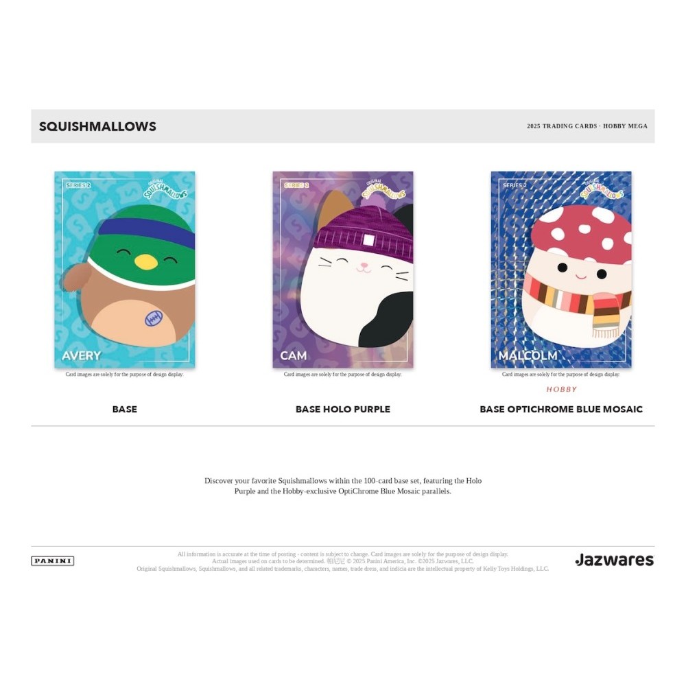 2025 Panini Squishmallows Hobby Mega Box