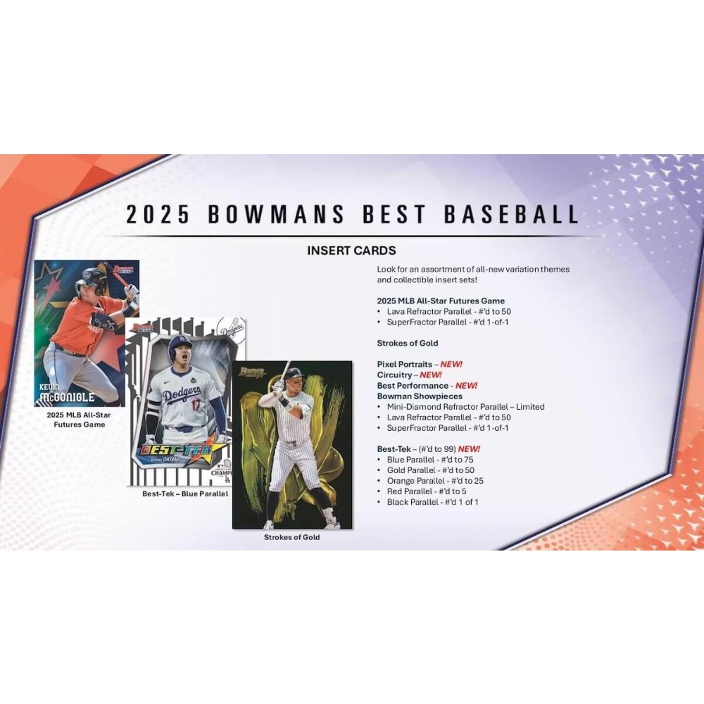 2025 Bowman's Best Baseball Hobby Box | Steel City Collectibles
