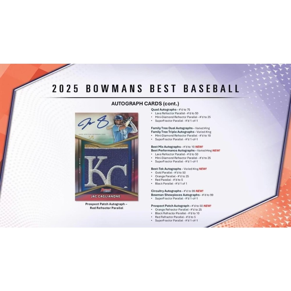 2025 Bowman's Best Baseball Hobby Box | Steel City Collectibles