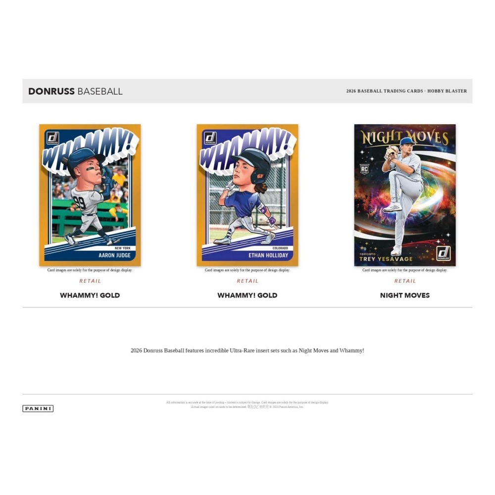 2026 Panini Donruss Baseball Hobby Blaster Box | Steel City Collectibles 2026 Panini Donruss Baseball Hobby Blaster Box | Steel City Collectibles