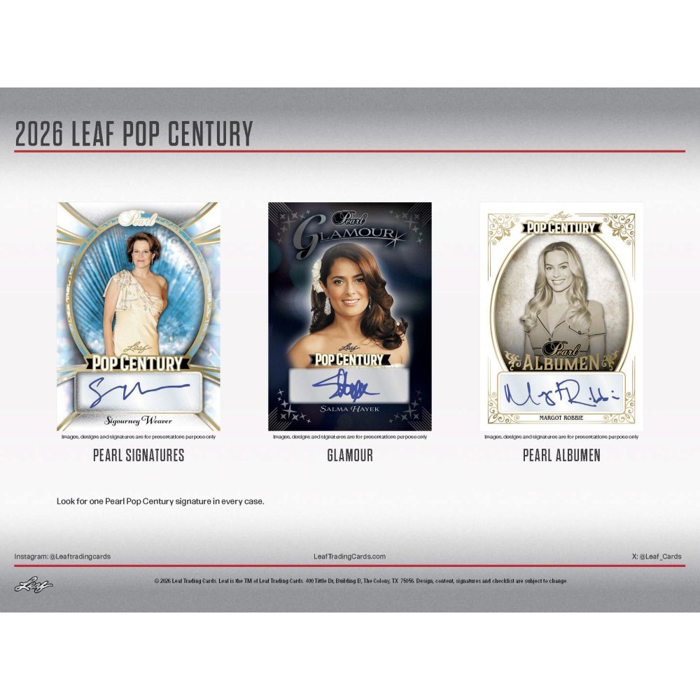 2026 Leaf Pop Century Box | Steel City Collectibles