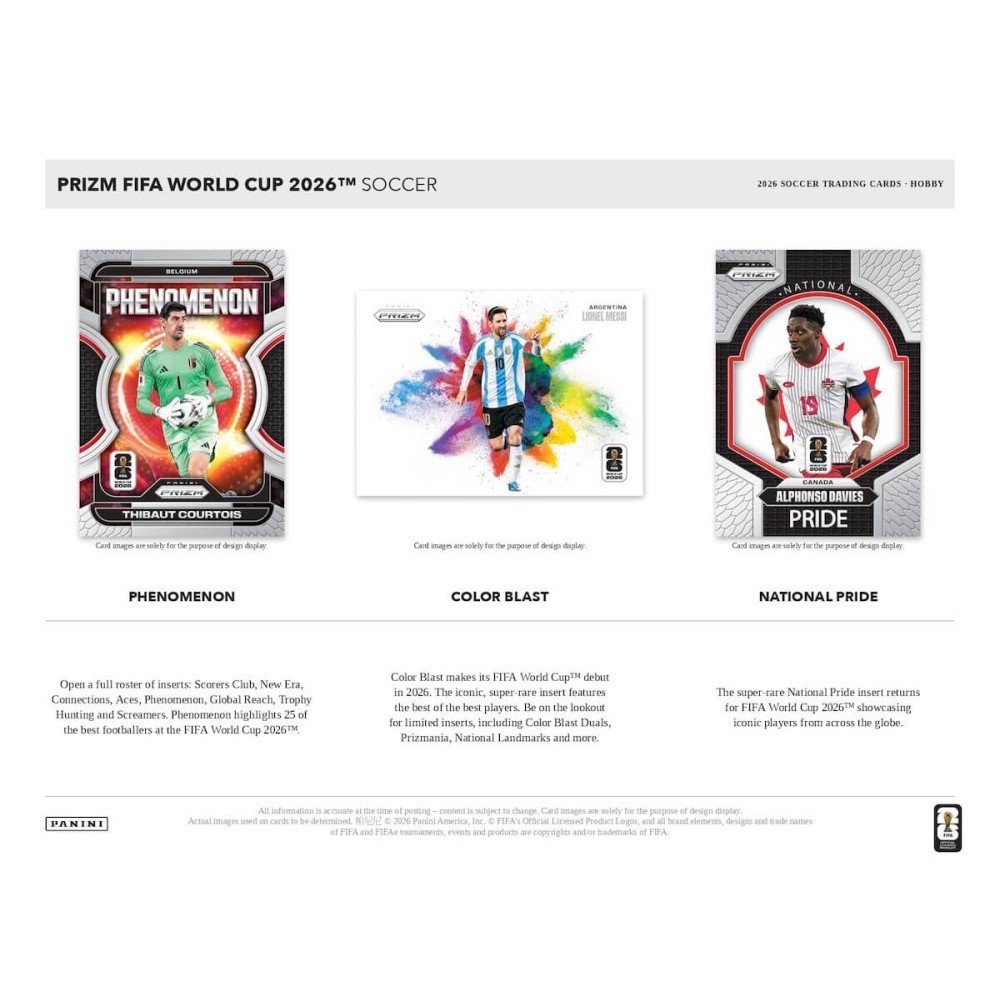 2026 Panini Prizm FIFA World Cup Soccer Hobby 12-Box Case | Steel City  Collectibles