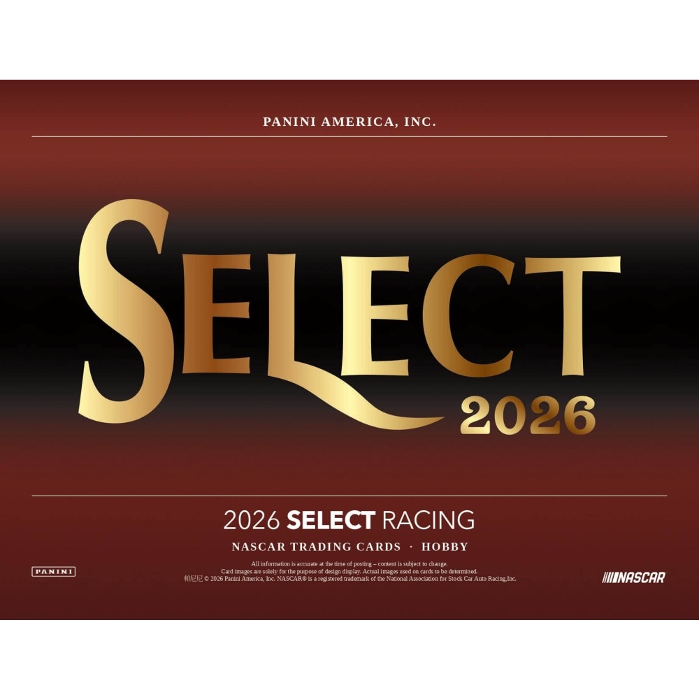 2026 Panini Select Racing Hobby 12-Box Case | Steel City Collectibles