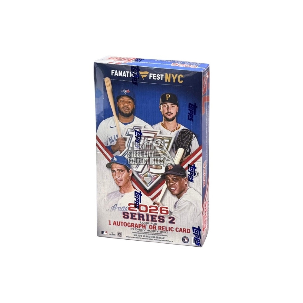 2026 Topps Series 2 Baseball Fanatics Fest NYC Edition Hobby Box