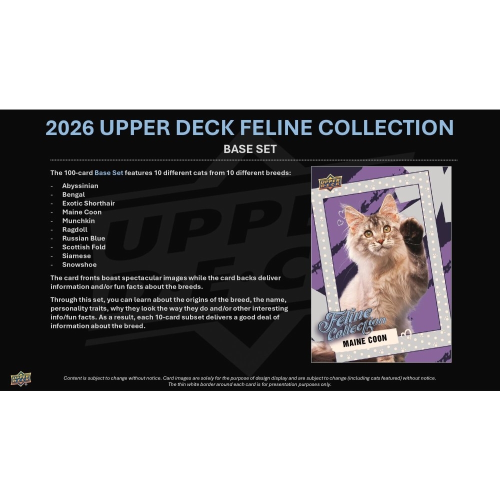 2026 Upper Deck Feline Collection Blaster Box | Steel City