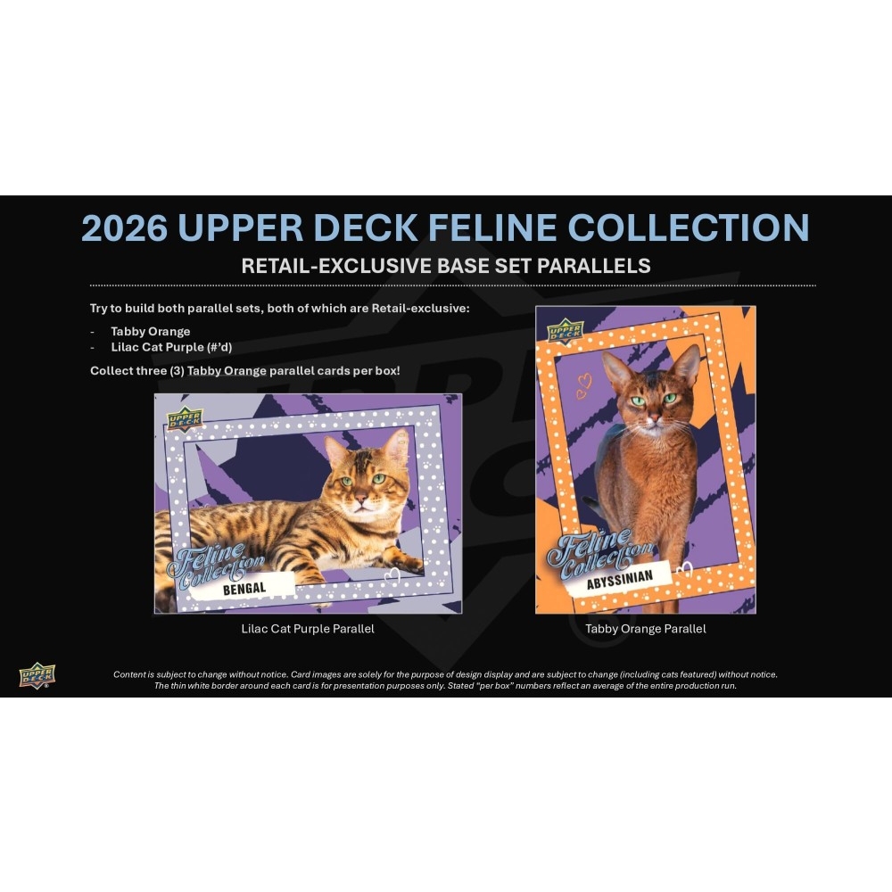 2026 Upper Deck Feline Collection Blaster Box | Steel City