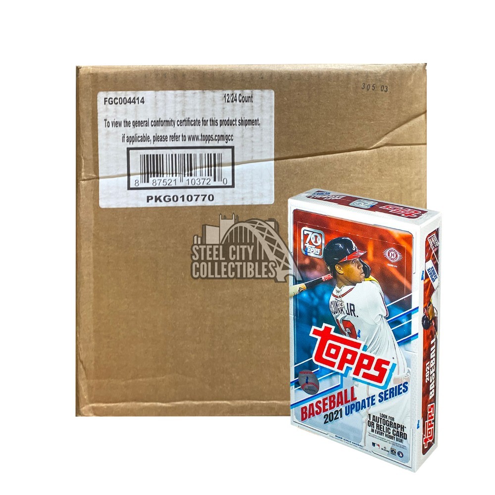 2021 Topps Update Series Baseball Hobby 12-Box Case | Steel City