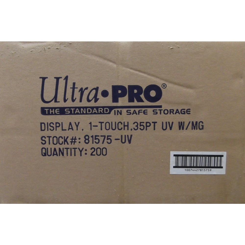 Ultra Pro 35pt One Touch Magnetic Card Holder Case of 200 | Steel City ...