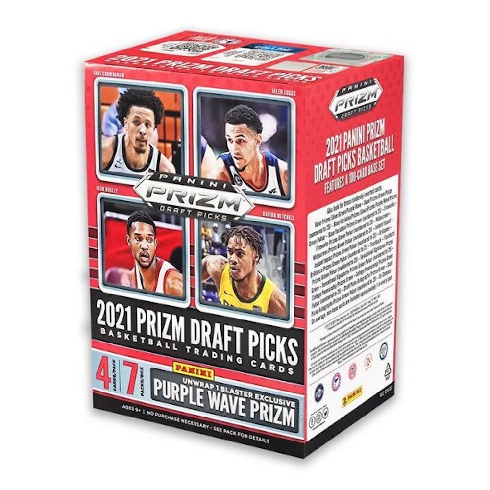 202122 Panini Prizm Draft Picks Basketball 7Pack Blaster Box (Purple