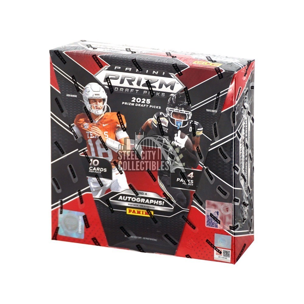 2025 Panini Prizm Draft Picks Collegiate Football Hobby Box Random