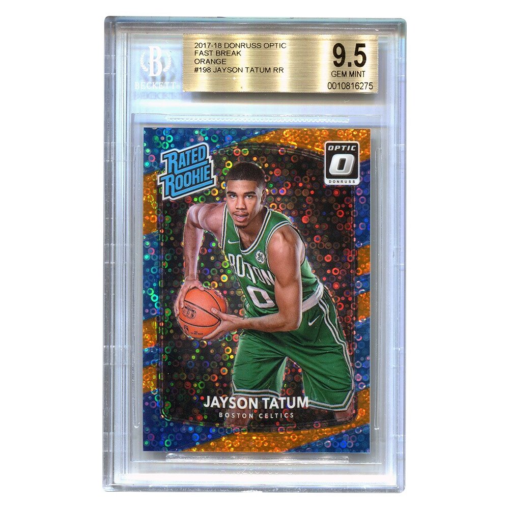 Jayson Tatum Autographed Boston Celtics Fanatics Fastbreak