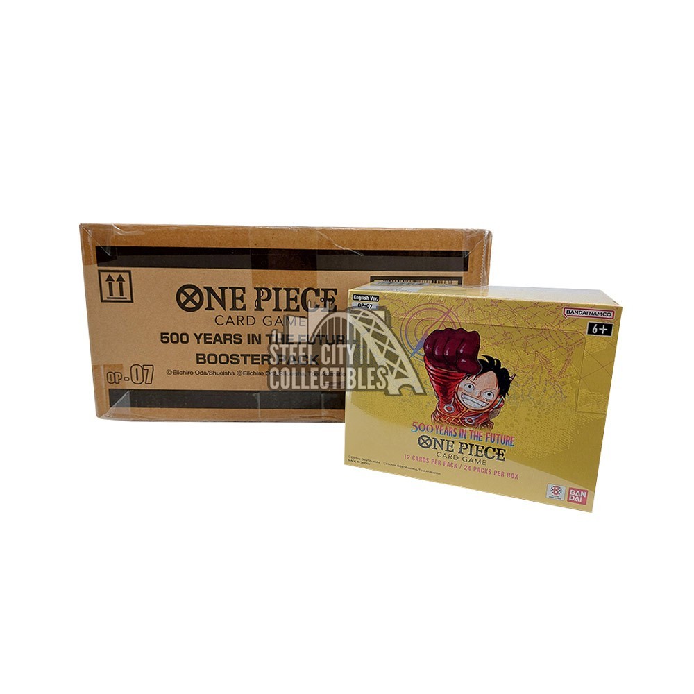 500 one piece card game Case One Piece Trading Card Game OP-07 500 Years in the Future Booster Box  Japanese Sealed