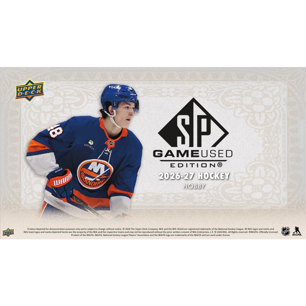 2026-27 Upper Deck SP Game Used Hockey Hobby Box | Steel City