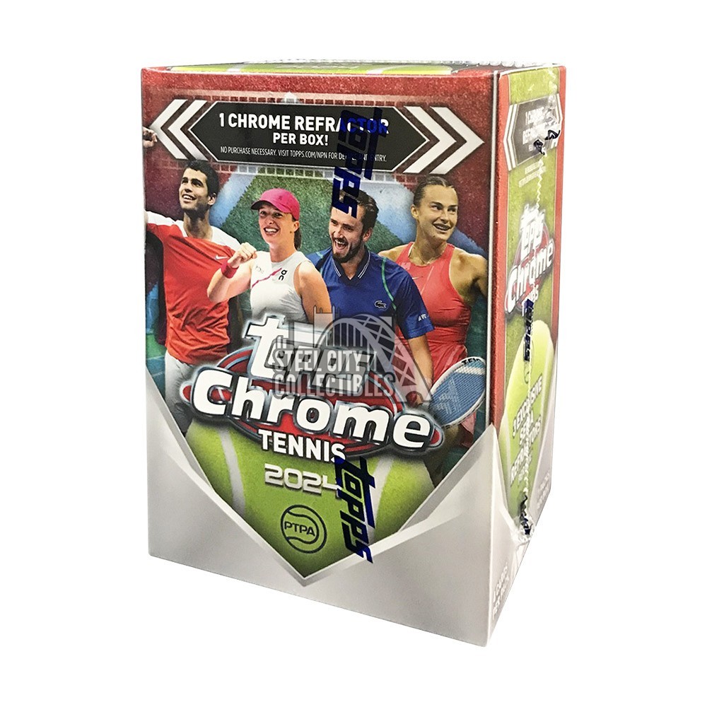2024 Topps Chrome Tennis 7-Pack Blaster 40-Box Case | Steel City