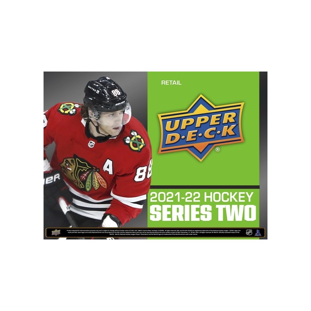 202122 Upper Deck Series 2 Hockey 24 Pack Retail 20Box Case Steel