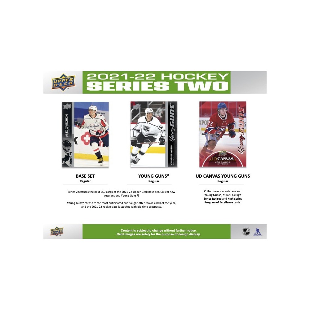 2021-22 Upper Deck Series 2 Hockey 6 Pack Blaster Box | Steel City