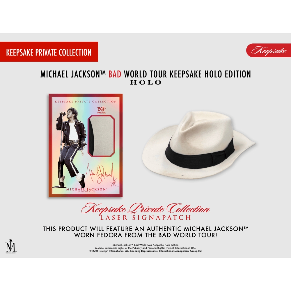 2025 Super Break Michael Jackson Bad World Tour Keepsake Holo