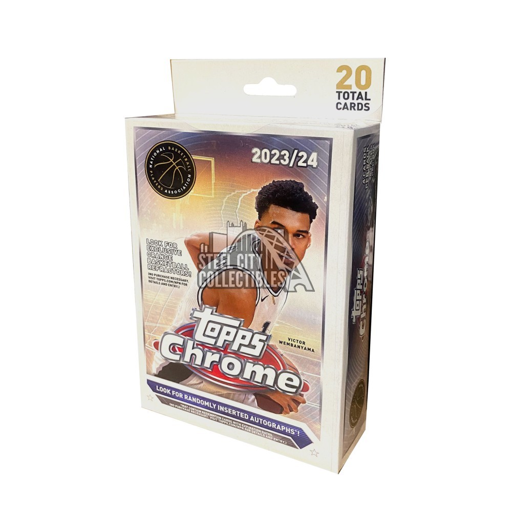2023-24 Topps Chrome Basketball Hanger Box | Steel City