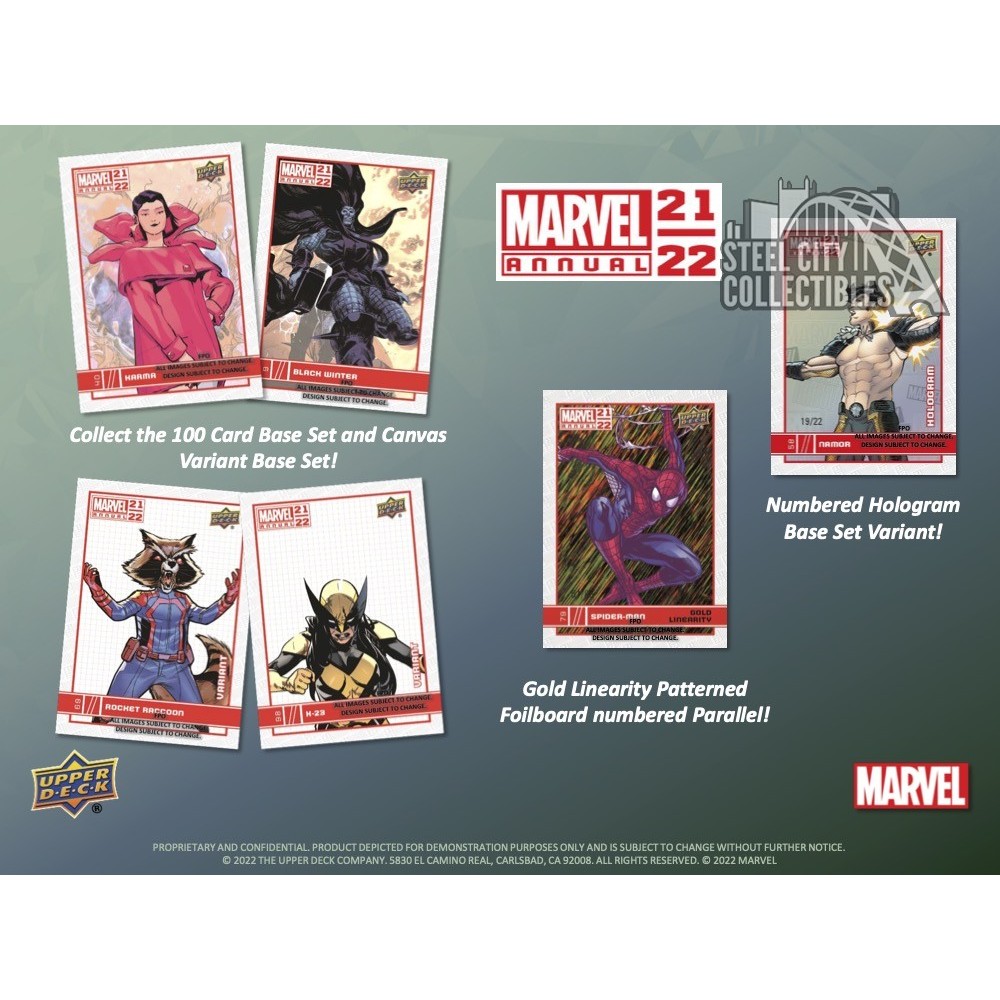 2022 Upper Deck Marvel Annual Hobby Box | Steel City