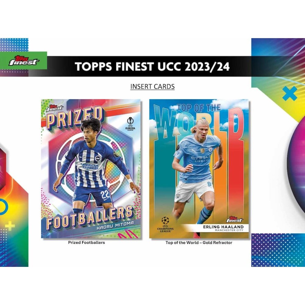2023-24 Topps UEFA Club Competitions Finest Soccer Hobby Box 