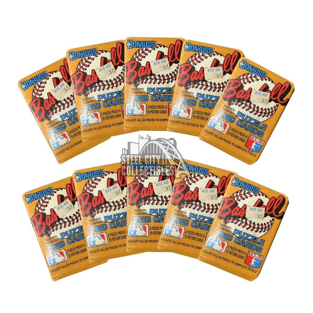 1987 Donruss Baseball Wax 107-Pack Lot | Steel City Collectibles