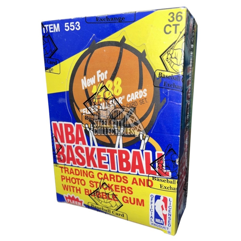 1988 fleer basketball box