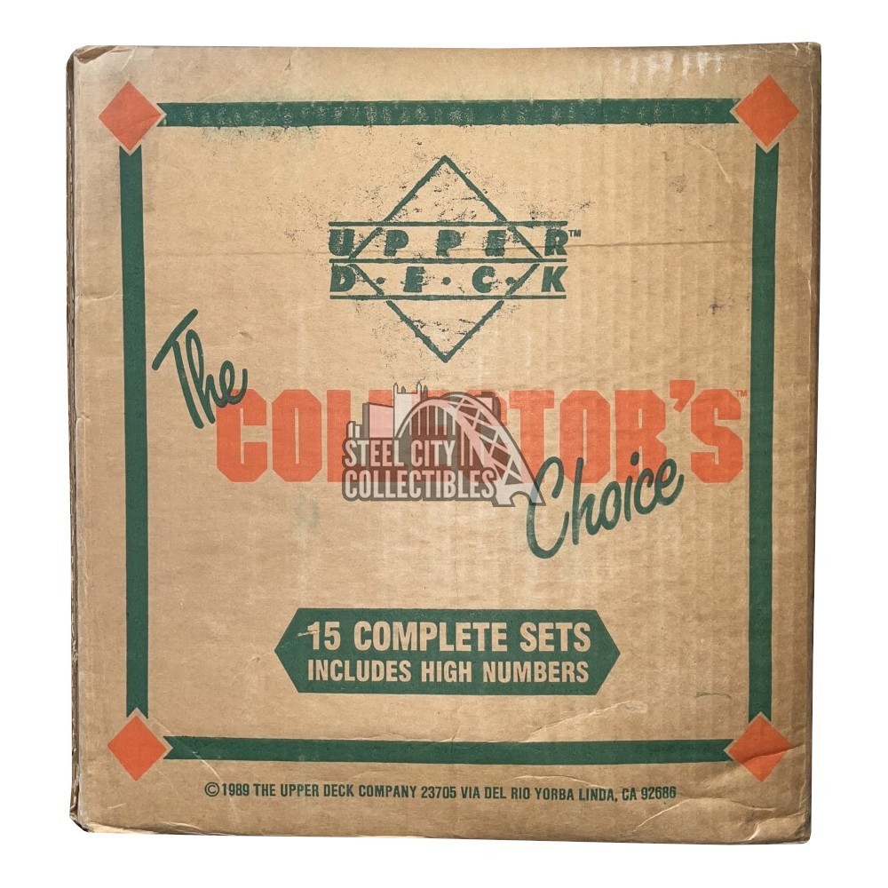 1989 Upper Deck Baseball Factory Set 15Set Case Steel City Collectibles