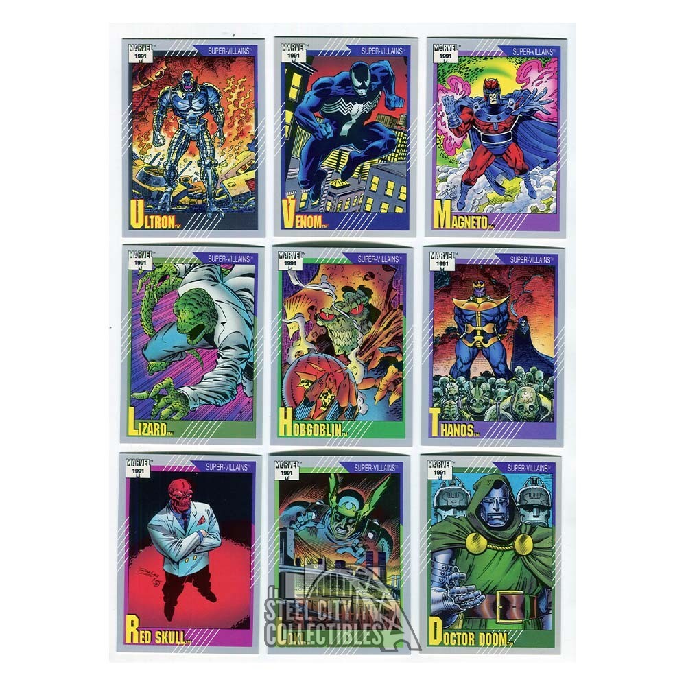 1991 Impel Marvel Universe Series 2 Complete 162-Card Base Set + 2