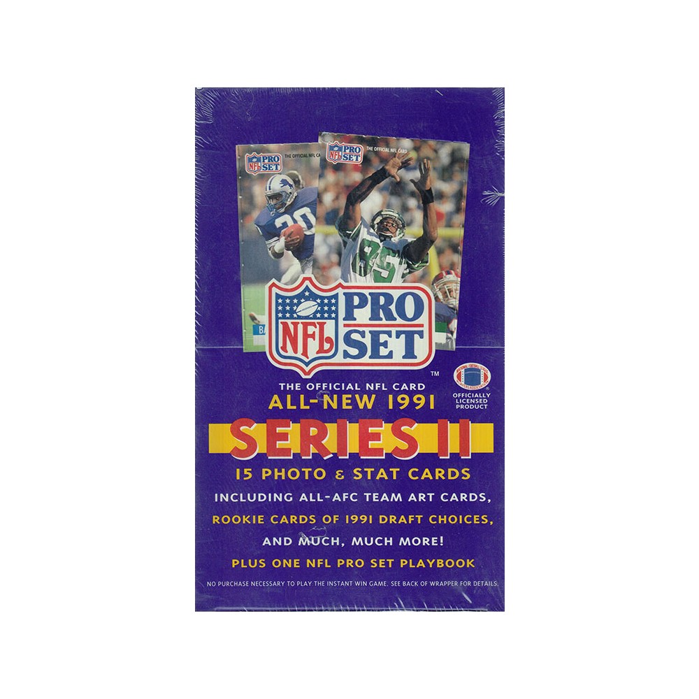 1991 Pro Set Series 2 Football Box Steel City Collectibles