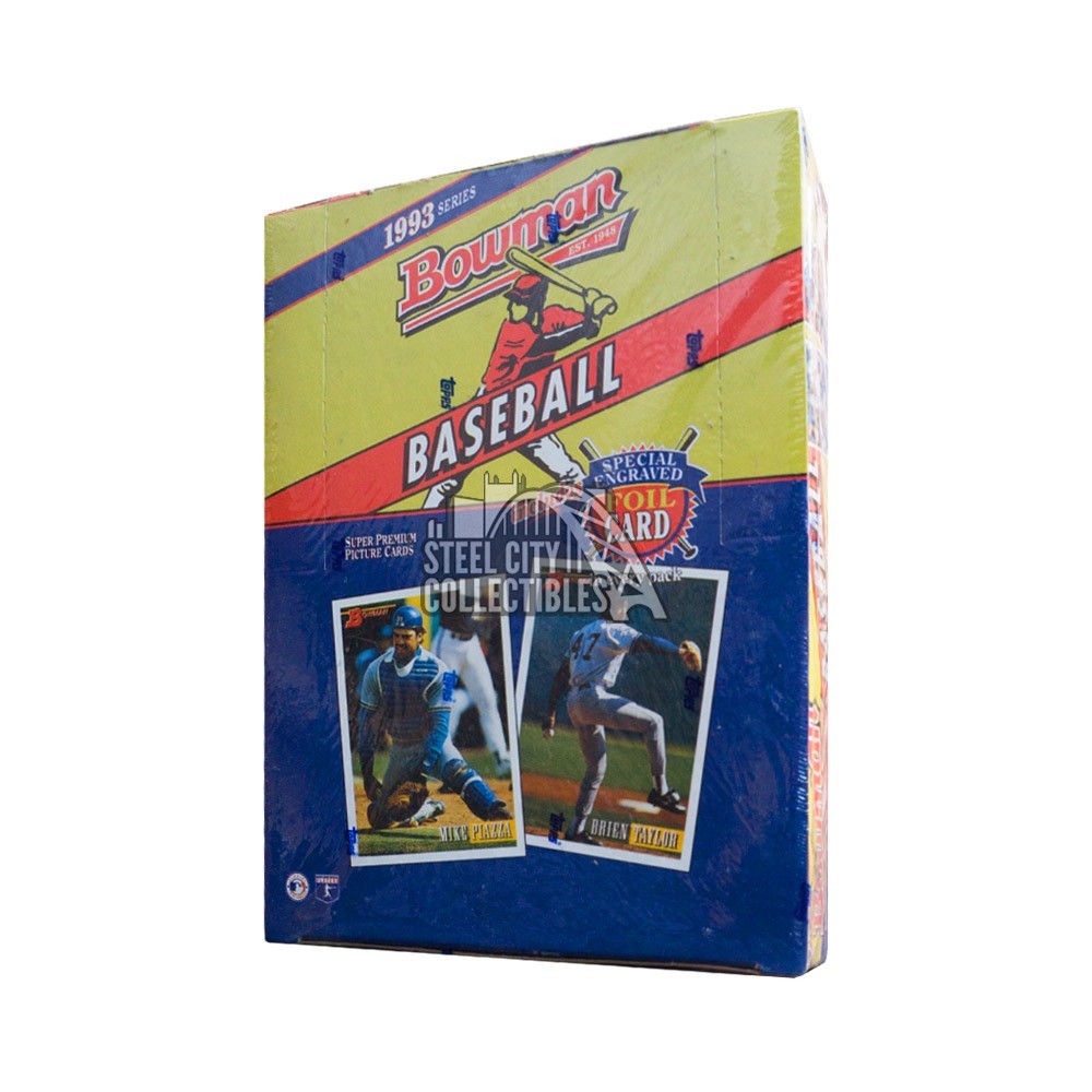 1993 Bowman Baseball Hobby Box Steel City Collectibles