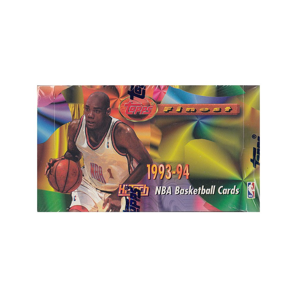 1993 94 Topps Finest Basketball Jumbo Box Steel City Collectibles