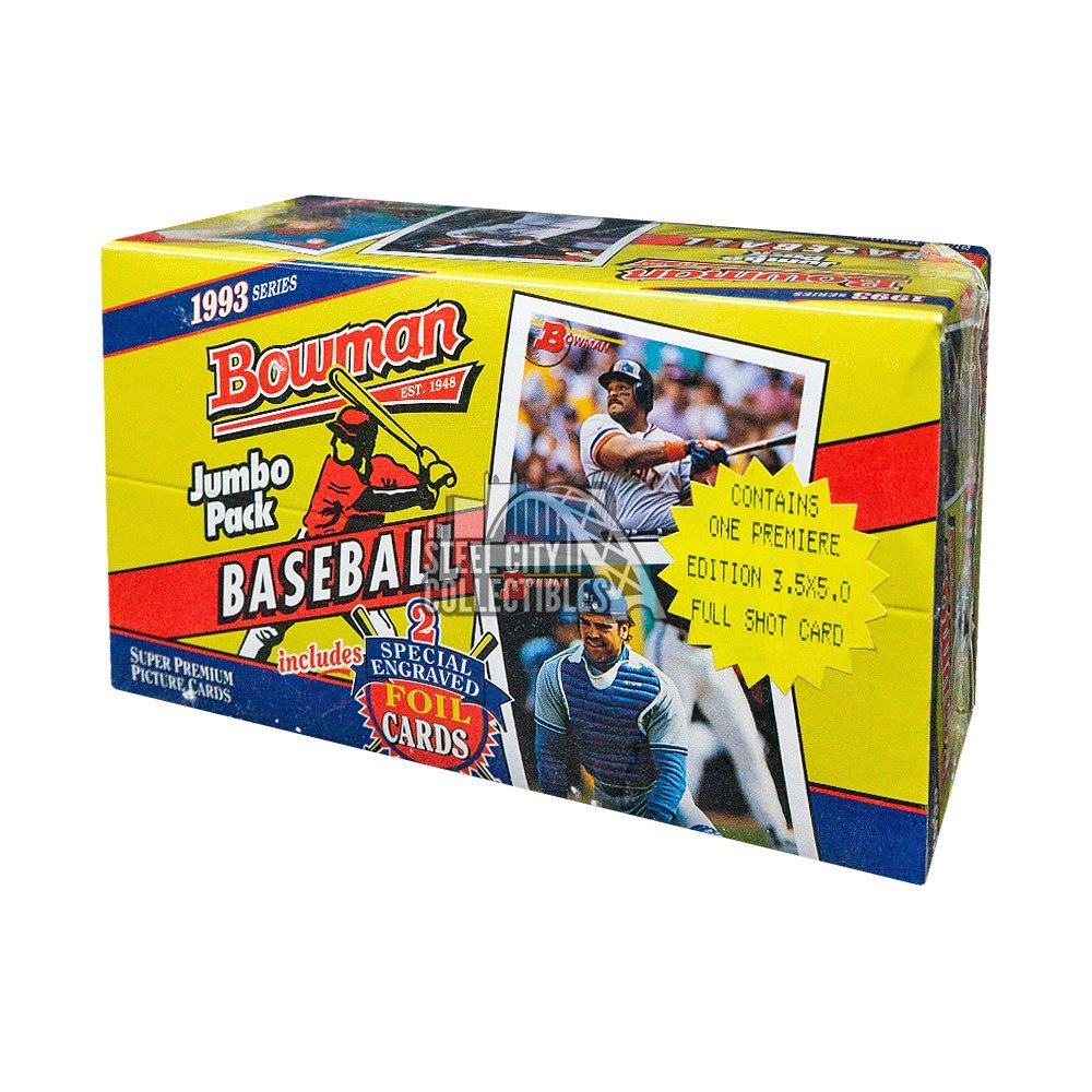 1993 Bowman Baseball 20ct Jumbo Box Steel City Collectibles