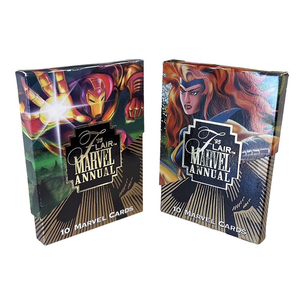1995 Flair Marvel Annual Complete 150-Card Set, 37 Inserts