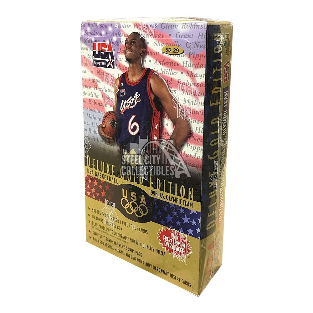 1996-97 Upper Deck Deluxe Gold Edition Olympics USA Basketball