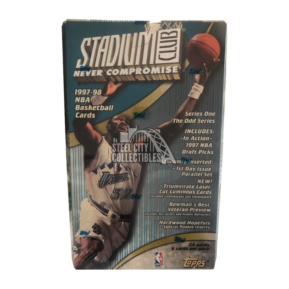 1997-98 Topps Stadium Club Basketball Series 1 24-Pack Retail Box 1997-98 Topps Stadium Club Basketball Series 1 24-Pack Retail Box