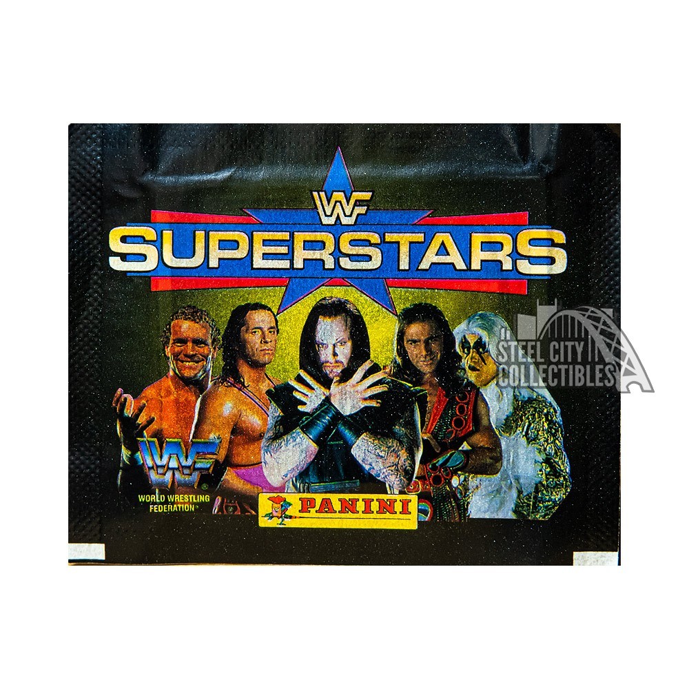 1997 Panini WWF Superstar Wrestling Sticker Pack Steel City Collectibles