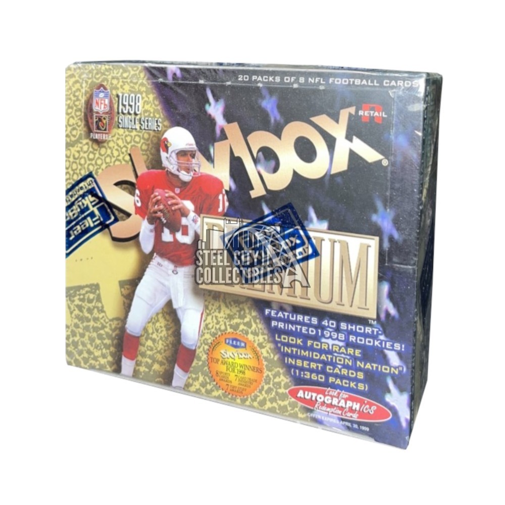 1998 Fleer Skybox Premium Football Retail Box Steel City Collectibles