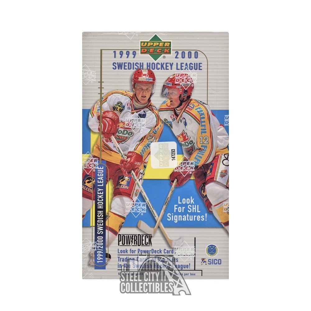 199900 Upper Deck Collector's Choice Swedish Hockey League Box Steel City Collectibles
