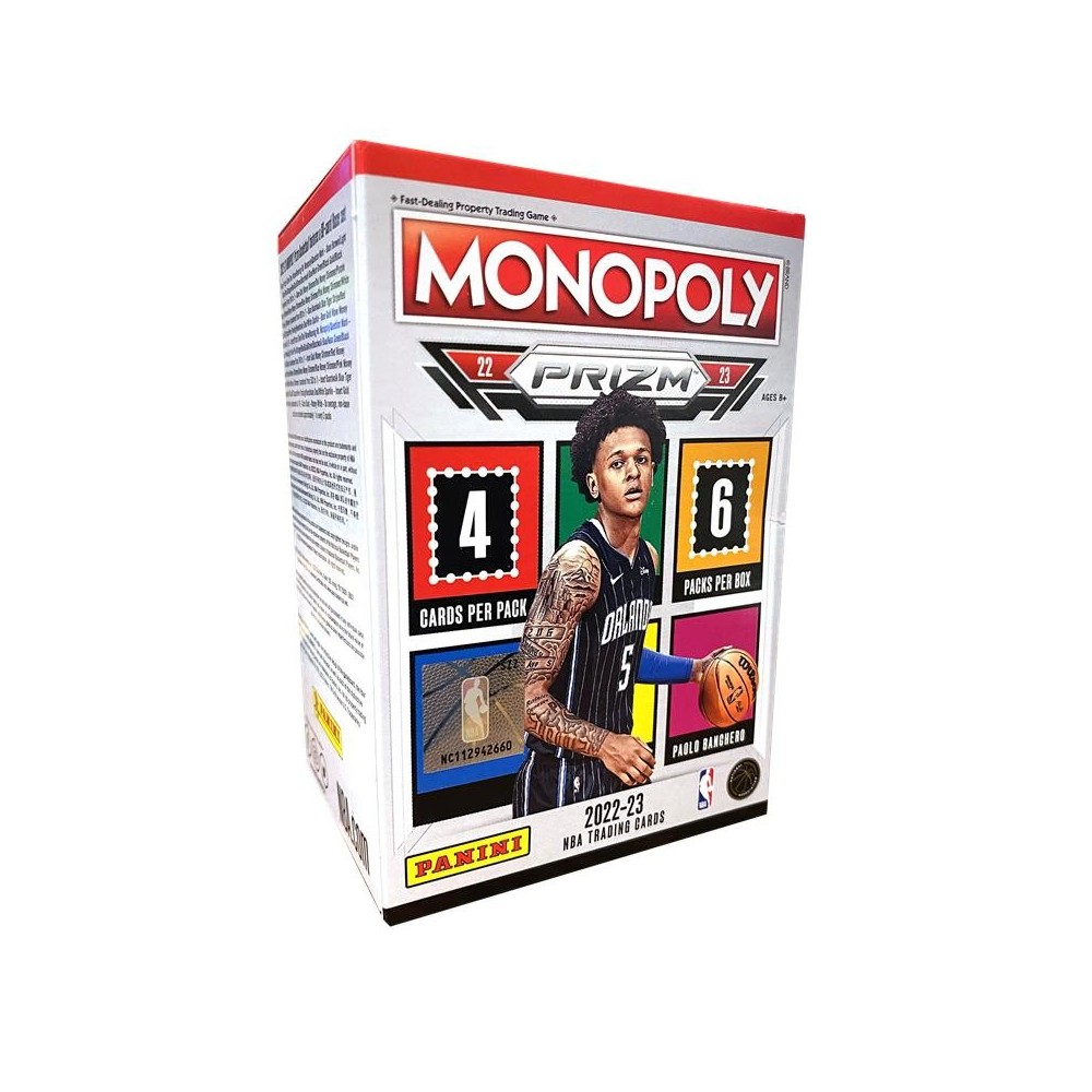 202223 Panini Prizm Basketball Monopoly 6Pack Blaster Box Steel