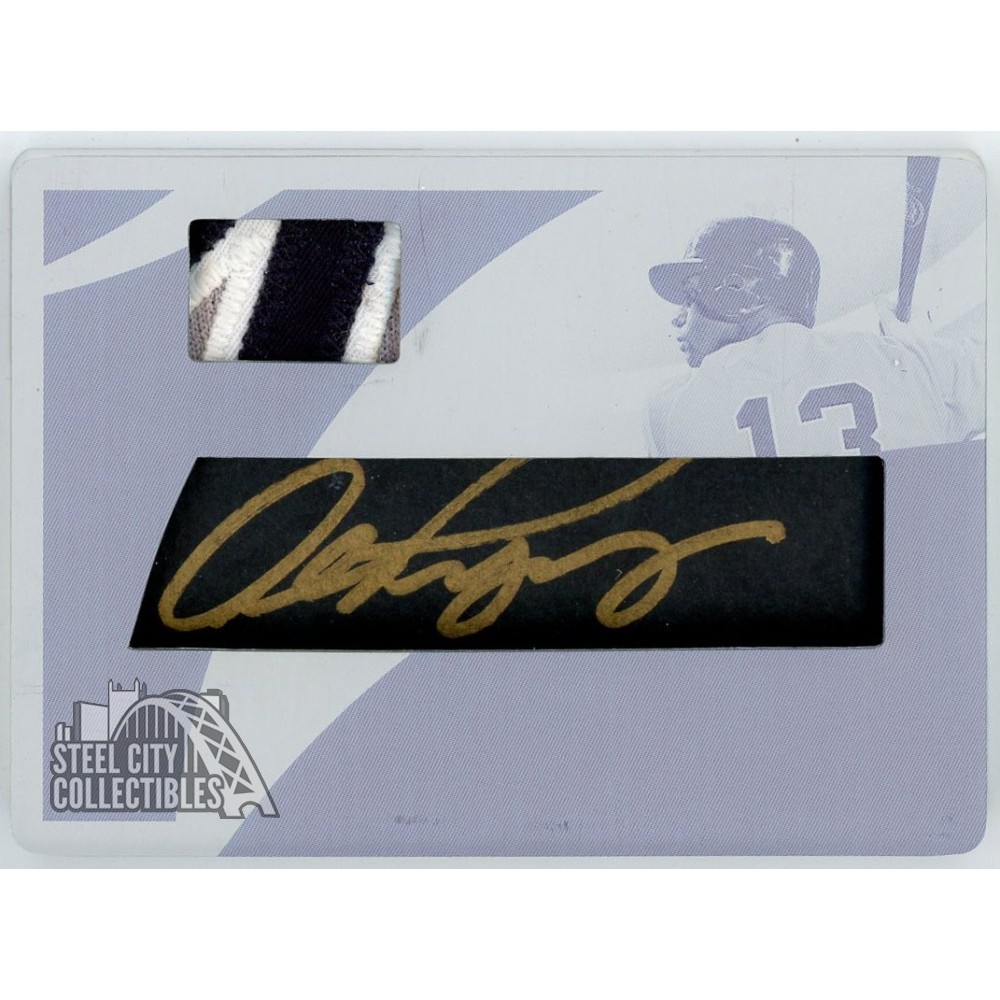 Alex Rodriguez 2020 Panini Immaculate Clutch Printing Plate Patch