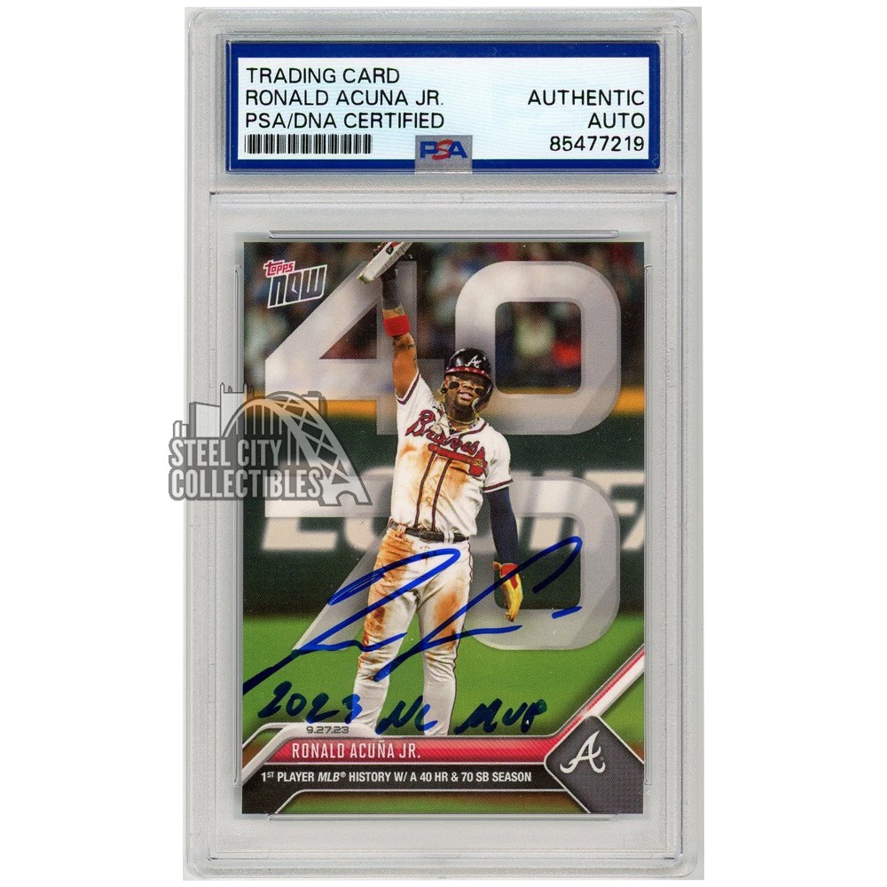 Ronald Acuna Jr 2023 Topps Now 40 HR 70 SB 