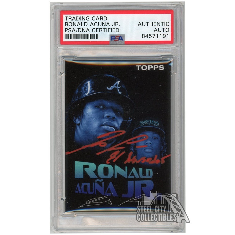 Ronald Acuna Jr 2021 Topps Project 70 Autograph 