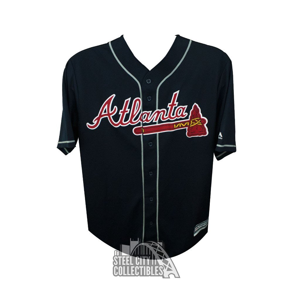 atlanta braves navy jersey