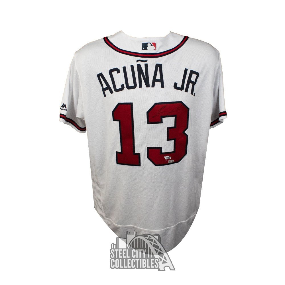 ronald acuna signed jersey