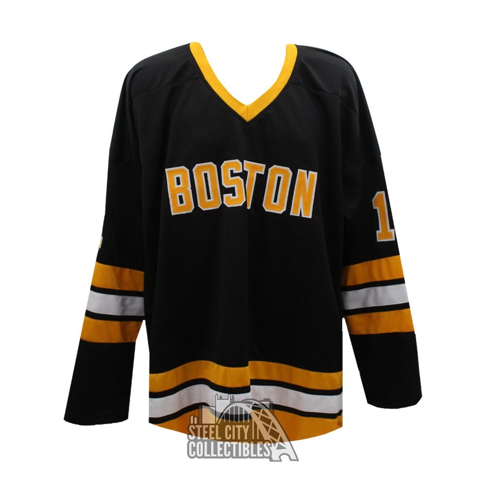 Custom Black Black-Gold Hockey Jersey Discount