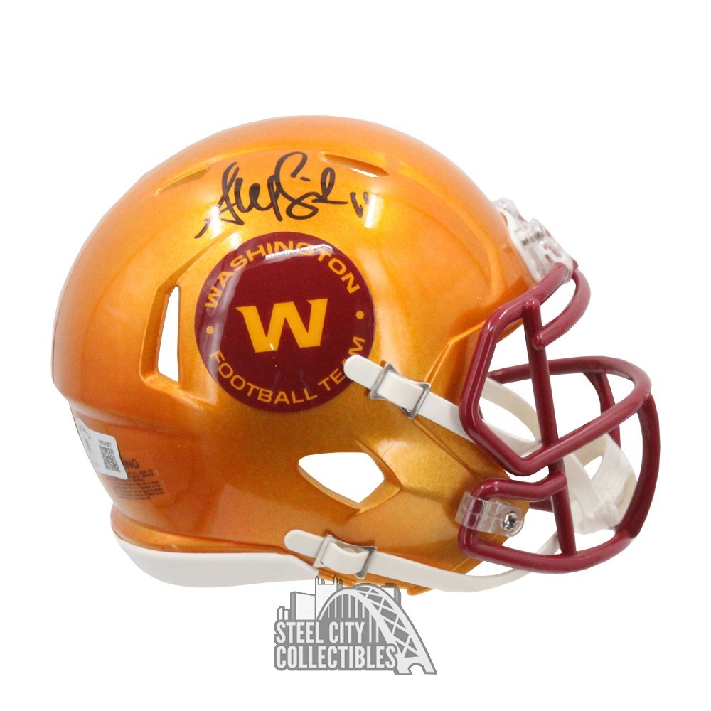 Alex Smith Autographed Washington Flash Speed Mini Football Helmet - BAS Alex Smith Autographed Washington Flash Speed Mini Football Helmet - BAS