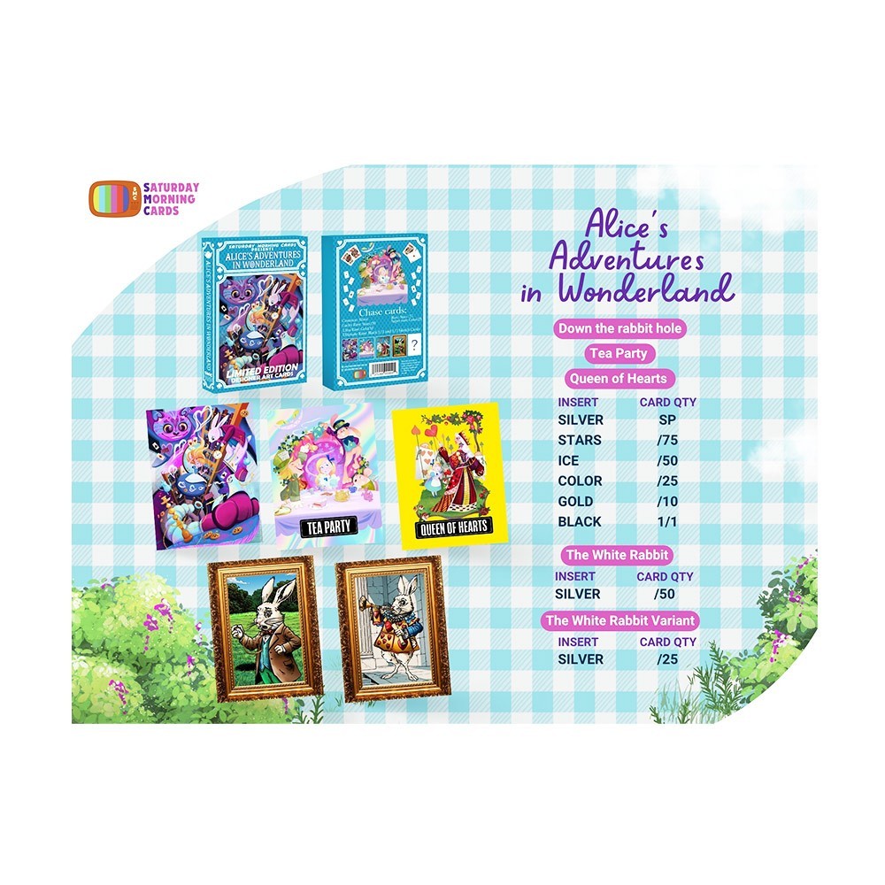 Saturday Morning Cards Alice's Adventures in Wonderland Limited