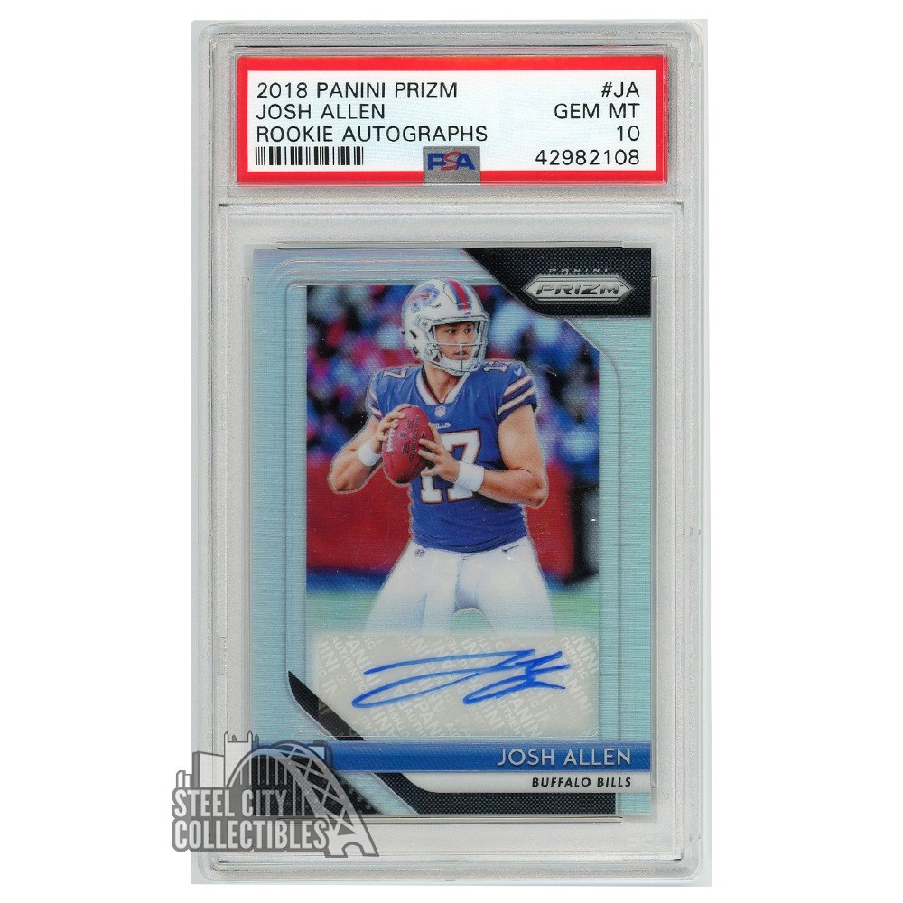 josh allen jersey card