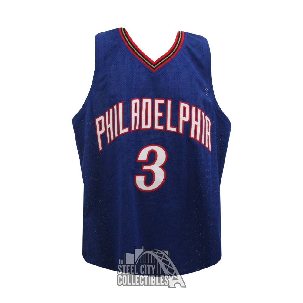 Blue iverson jersey sales